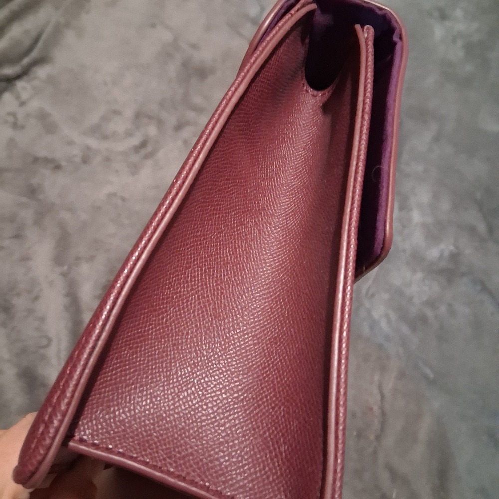 New Badgley Mischka Tote Purse Front Lock Plum Purple NWT Crossbody $179 MSRP - Picture 6 of 8